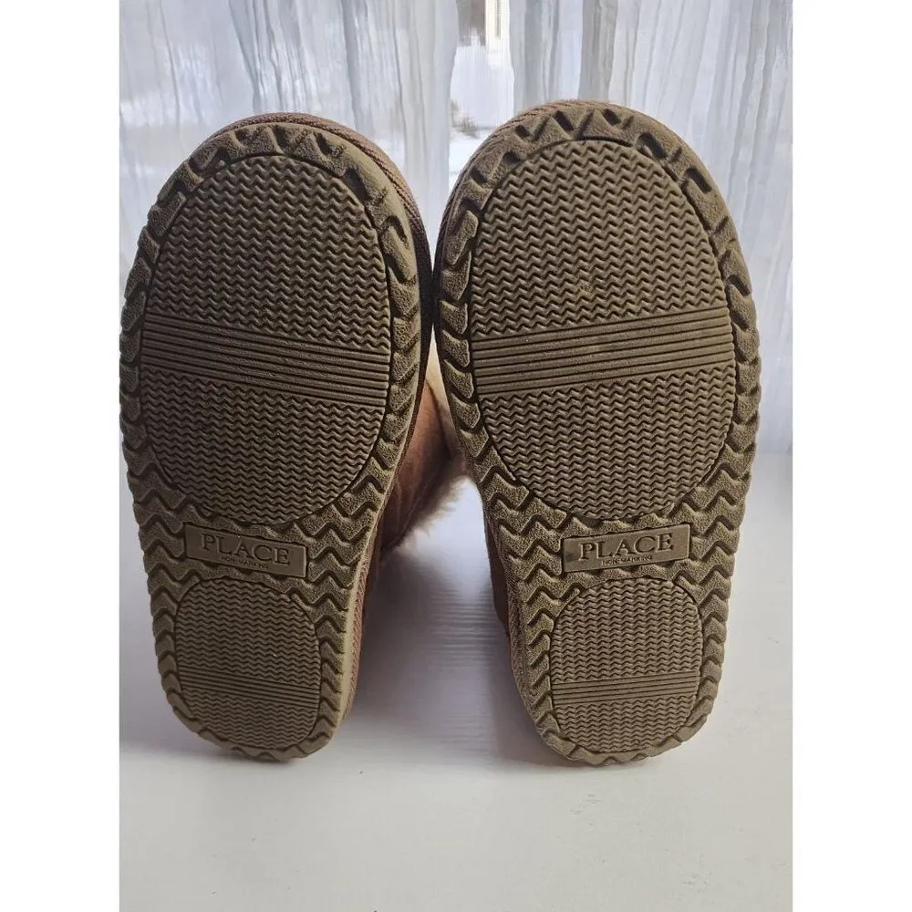 Children's Place Girls Size 4 Winter Shearling Style Boots
